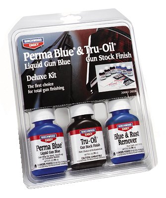        BIRCHWOOD CASEY 20001 DBSK Deluxe Blueing & Stock Finish Clam-Pack Kit     